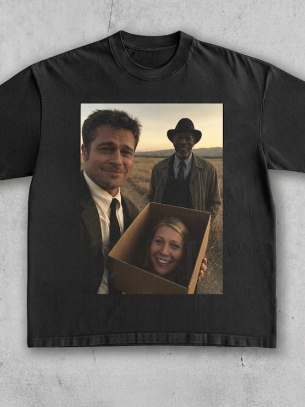 What's In The Box Selfie Tee, Funny Movie T-Shirt